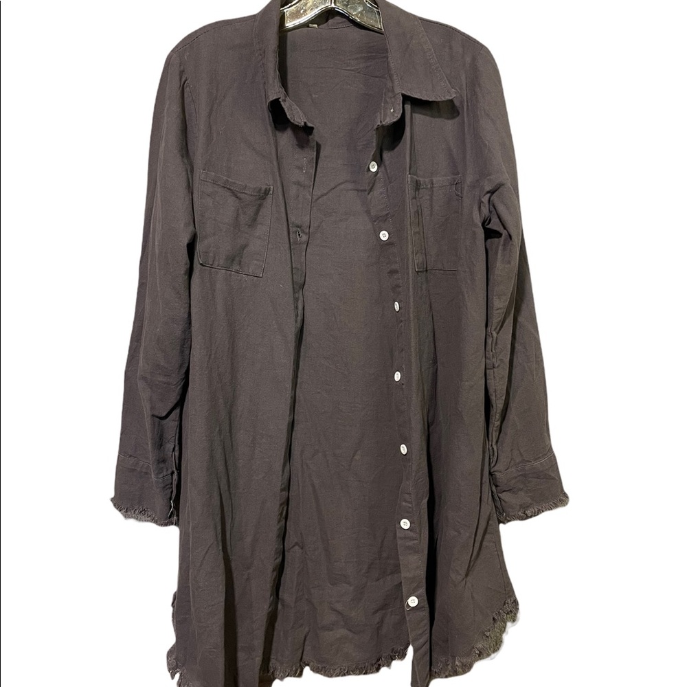 🌈 Rustic Purple Button up XL 🌈